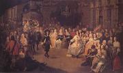 Hieronymus Janssens Charles II Dancing at a Ball at Court (mk25) Spain oil painting artist